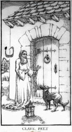 Woodcut Engraving from The Ninth Gate Open that which is closed by Lucifer